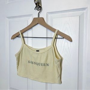 ✧･ﾟpastel yellow bralette top